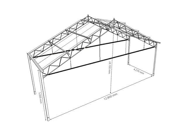 Staalconstructie (765m2) - afbeelding 6 van  6