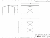 Staalconstructie 8 x 12 meter (96m2) - afbeelding 4 van  12
