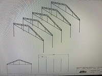 Staalconstructie 8 x 16 meter (128m2) - afbeelding 4 van  10