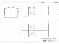 Staalconstructie 8 x 16 meter (128m2) - afbeelding 4 van  12
