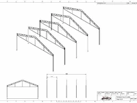 Staalconstructie 8 x 16 meter (128m2) - afbeelding 4 van  10