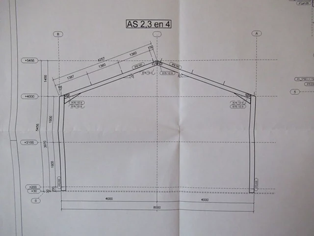 Staalconstructie 8 x 20 meter (160m2) - afbeelding 13 van  22