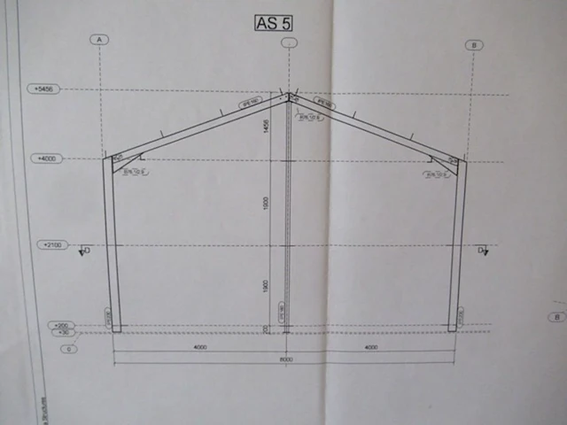 Staalconstructie 8 x 20 meter (160m2) - afbeelding 14 van  22