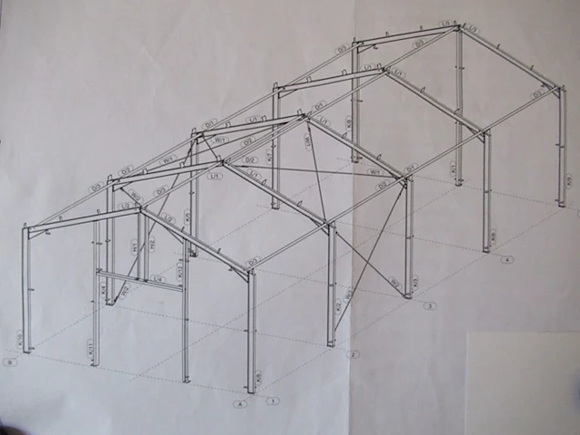 Staalconstructie 8 x 20 meter (160m2) - afbeelding 16 van  22