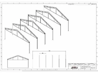 Staalconstructie 9.75 x 20.00 meter (195m2) - afbeelding 7 van  12