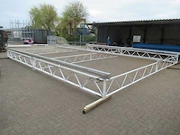 Staalconstructie carport overkapping 8 x 9 meter (72m2) - afbeelding 2 van  14
