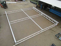 Staalconstructie carport overkapping 8 x 9 meter (72m2) - afbeelding 5 van  14