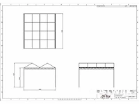 Staalconstructie carport overkapping 8 x 9 meter (72m2) - afbeelding 6 van  14