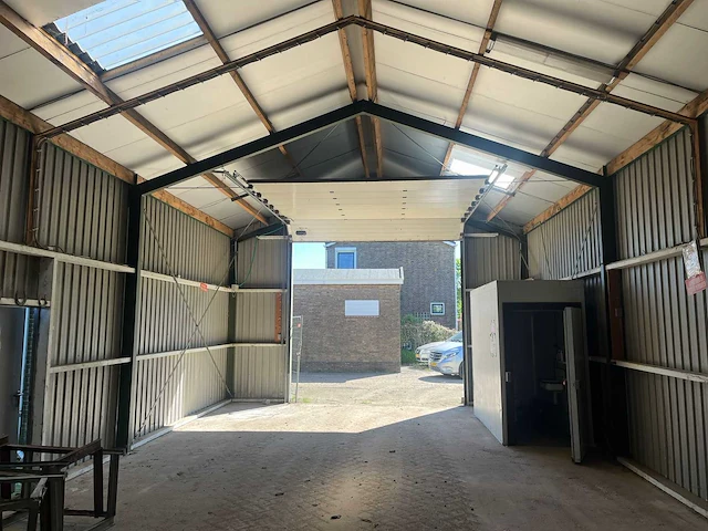 Staalconstructie / loods 7,00 x 25,00 mtr (175m2) - afbeelding 6 van  11