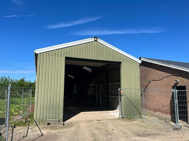 Staalconstructie / loods 7,00 x 25,00 mtr (175m2) - afbeelding 9 van  11
