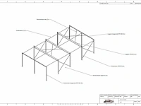 Staalconstructie platdak 10.11 x 20.00 meter (202m2) - afbeelding 9 van  15