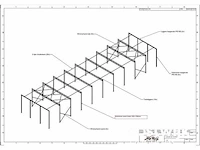 Staalconstructie platdak 12.20 x 50.00 meter (610m2) - afbeelding 10 van  16