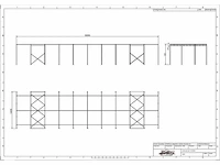 Staalconstructie platdak 12.20 x 50.00 meter (610m2) - afbeelding 8 van  16