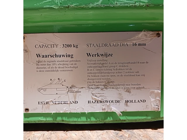Staaldraadtakel, estil, eps - 3200 kg - afbeelding 2 van  15