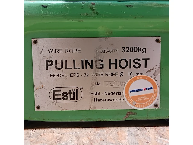 Staaldraadtakel, estil, eps - 3200 kg - afbeelding 9 van  15