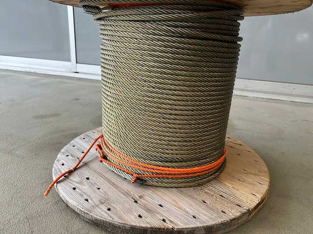 Staalkabel rhol 10mm op haspel - afbeelding 1 van  5