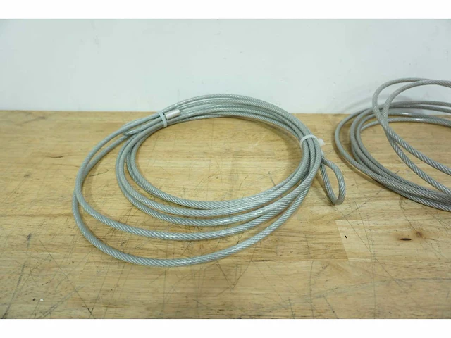 Staalkabel voor terrasslot (14x) - afbeelding 2 van  3
