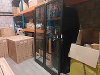 Staallook binnendeur zwart (2x) - afbeelding 1 van  4