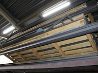 Staalplaten in platen in diverse maten en diktes in stelling let op inclusief pallets. - afbeelding 4 van  4
