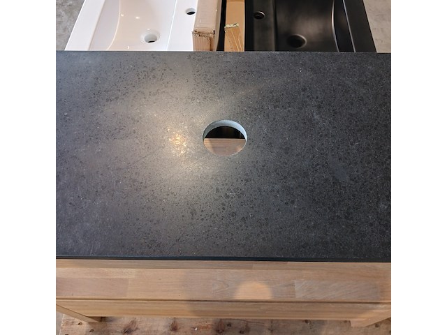 Staand badmeubel finewood design, eiken naturel - afbeelding 3 van  11