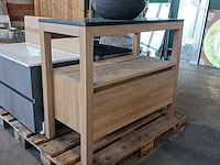 Staand badmeubel finewood design, eiken naturel - afbeelding 4 van  11