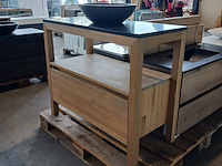 Staand badmeubel finewood design, eiken naturel - afbeelding 5 van  11