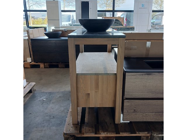 Staand badmeubel finewood design, eiken naturel - afbeelding 6 van  11