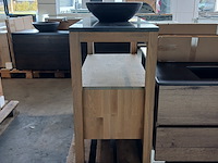 Staand badmeubel finewood design, eiken naturel - afbeelding 6 van  11