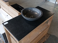 Staand badmeubel finewood design, eiken naturel - afbeelding 9 van  11