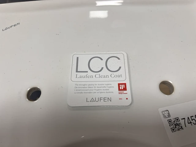 Staand toiletvoor duoblok laufen - afbeelding 3 van  4