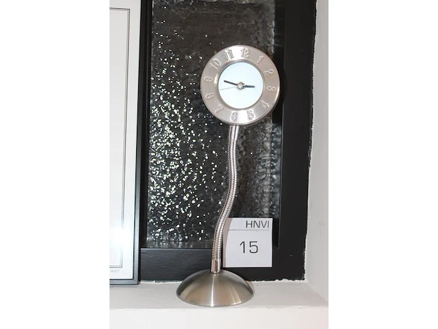 Staande klok hoogte 32 cm - afbeelding 2 van  2