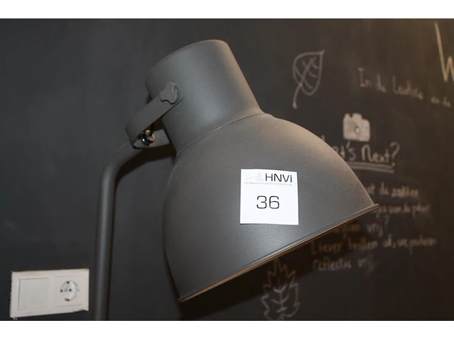 Staande lamp ikea met hoogte 180 cm. - afbeelding 1 van  2