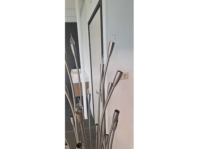 Staande lamp rvs - afbeelding 1 van  6
