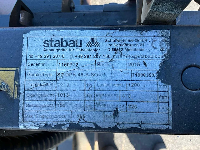 Stabau s7 dpk 48ss 001 vorkversteller dubbel - afbeelding 8 van  8