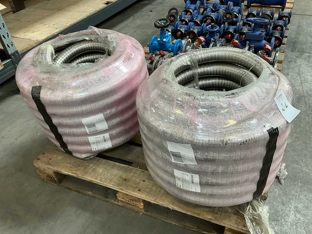 Stabile rvs rookgasafvoerkanaal dubbelwandig 60mm (2x) - afbeelding 1 van  6
