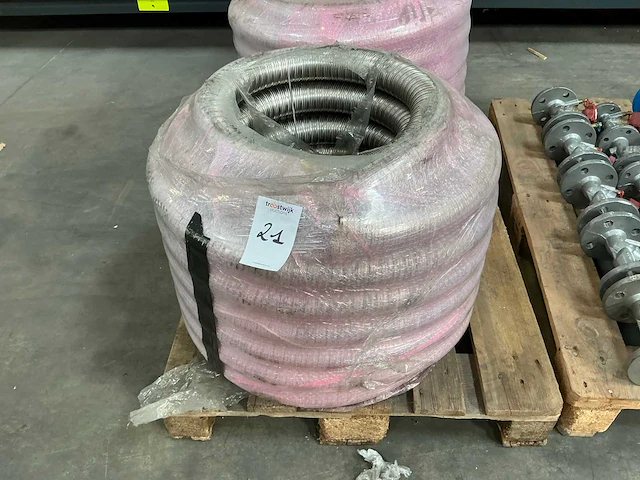 Stabile rvs rookgasafvoerkanaal dubbelwandig 60mm (2x) - afbeelding 3 van  6