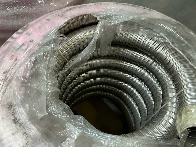 Stabile rvs rookgasafvoerkanaal dubbelwandig 60mm (2x) - afbeelding 5 van  6