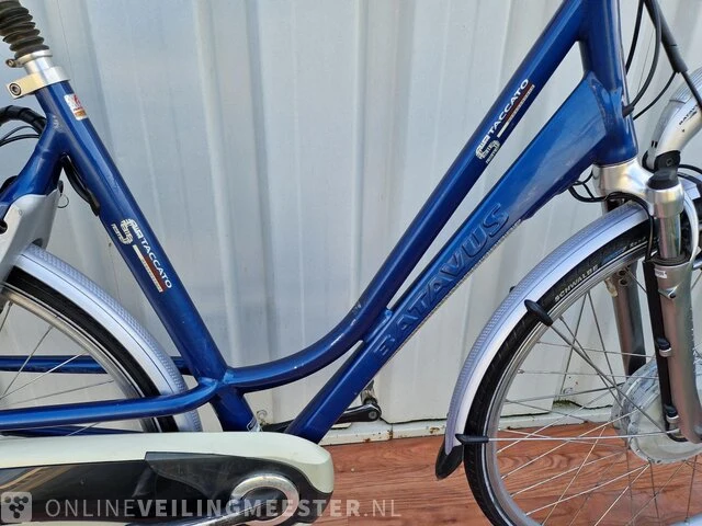 Staccato e-bike/ elektrische fiets batavus, blauw - afbeelding 8 van  14