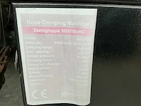 Stahgruppe sg5100-hc hydraulische slangenpers - afbeelding 3 van  11