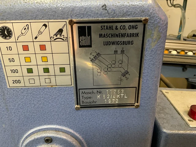 Stahl - k 52-4 ktl - vouwmachine - afbeelding 8 van  8