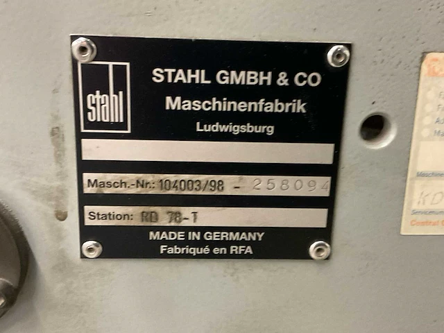 Stahl kd 78/6-ktl-rd-t combi vouwmachine - afbeelding 25 van  35