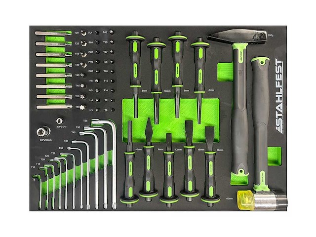 Stahlfest gereedschapswagen 6 lades gevuld sf124 - afbeelding 6 van  8