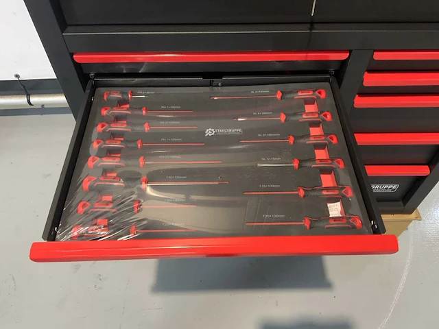 Stahlgruppe - 2025 - sg11 + achterwand - gereedschapswagen - afbeelding 4 van  17