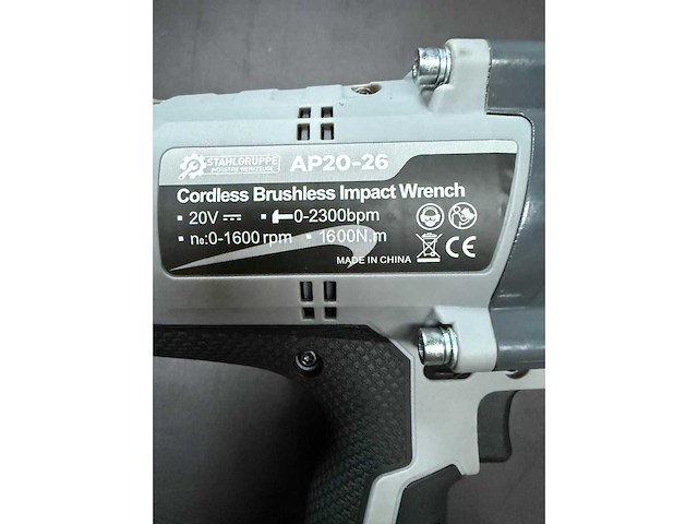 Stahlgruppe - ap20-26 - 1600nm - slagmoersleutel, 2 accu's en oplader - afbeelding 5 van  5