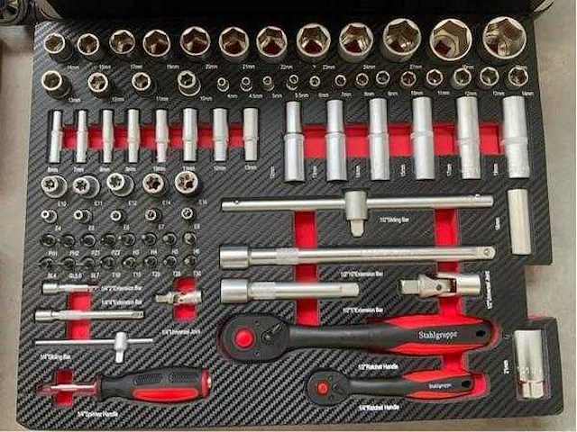 Stahlgruppe - gereedschapstrolley 238 pcs gereedschap - afbeelding 3 van  9
