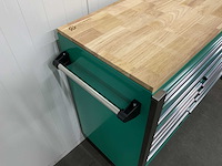 Stahlgruppe - gereedschapswagen jumbo xxl prof 11 laden + 4 in 1 accu gereedschapsset - afbeelding 13 van  15