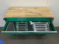 Stahlgruppe - gereedschapswagen jumbo xxl prof 11 laden + 4 in 1 accu gereedschapsset - afbeelding 6 van  15