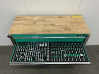 Stahlgruppe - gereedschapswagen jumbo xxl prof 11 laden + 4 in 1 accu gereedschapsset - afbeelding 13 van  15