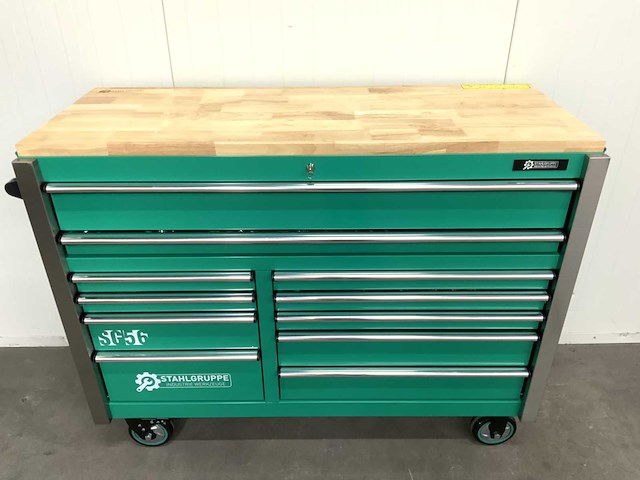 Stahlgruppe - gereedschapswagen jumbo xxl prof 11 laden + 4 in 1 accu gereedschapsset - afbeelding 11 van  15