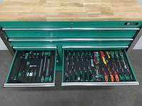 Stahlgruppe - gereedschapswagen jumbo xxl prof 11 laden + 4 in 1 accu gereedschapsset - afbeelding 15 van  15